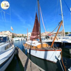 HT design 3D photo du bateau scintilla 24 à Bayonne Pays basque pour une visite virtuelle