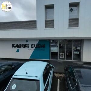HT design 3D photo de du restaurant kabuki sushi à Cugnaux - Occitanie pour une visite virtuelle